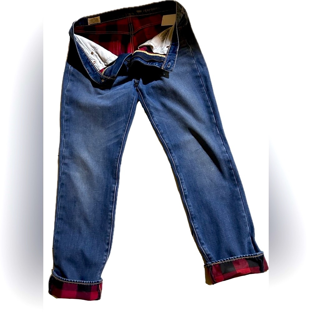 Levi's Blue Jeans with Red Accents